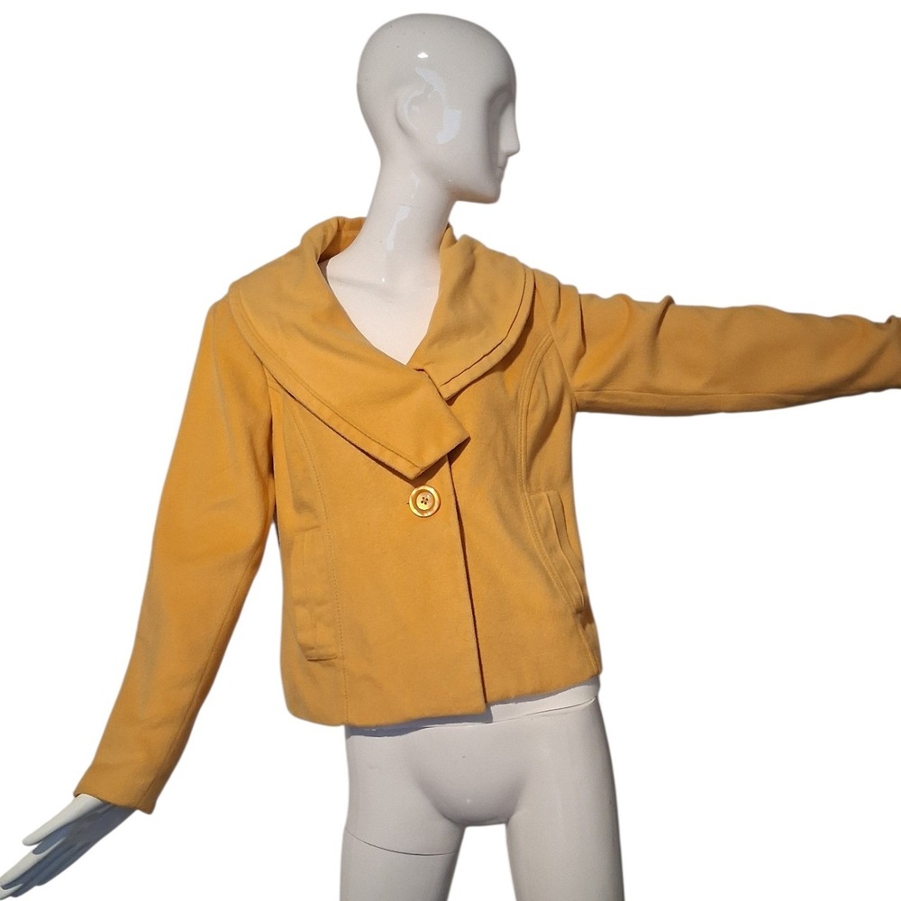 Vex Wool Womens size 40 Medium Button Lux Career Casual Preppy Old‎ Money Jacket